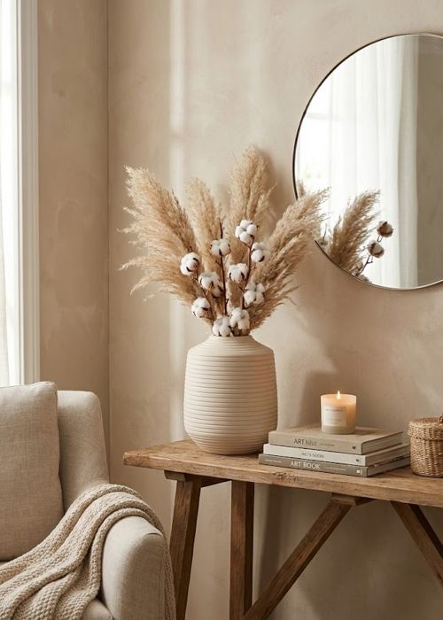 Jarrón Escandinavo Contemporáneo Neutro