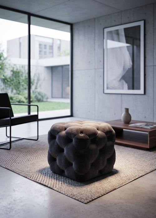 Puff Square Capitone