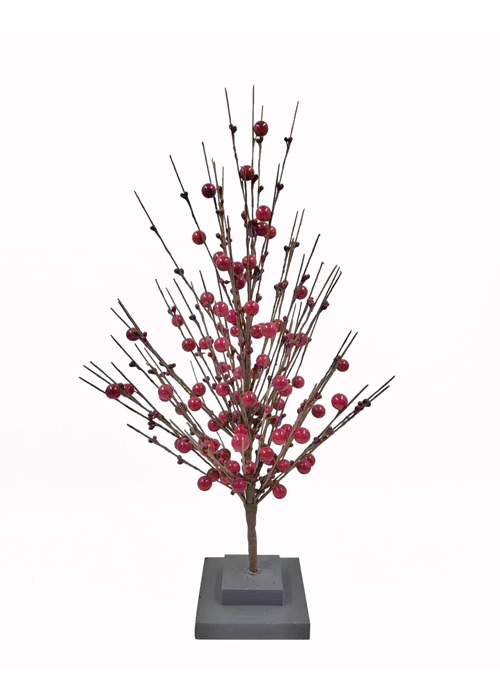 Árbol Decorativo Frutos Rojos Rojo