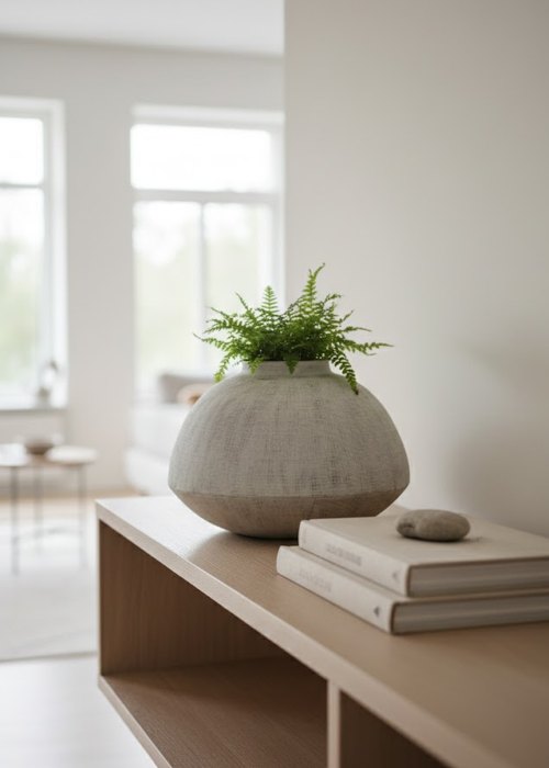 Maceta de cerámica 35 cm Neutro