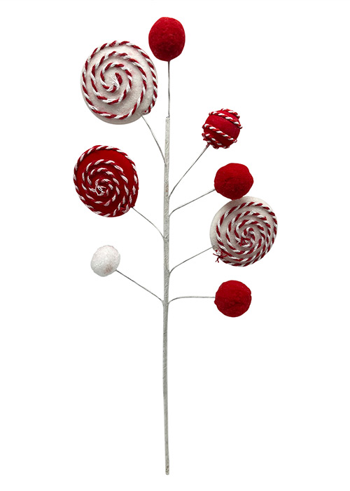 Adorno Picks Rojo y Blanco Rojo