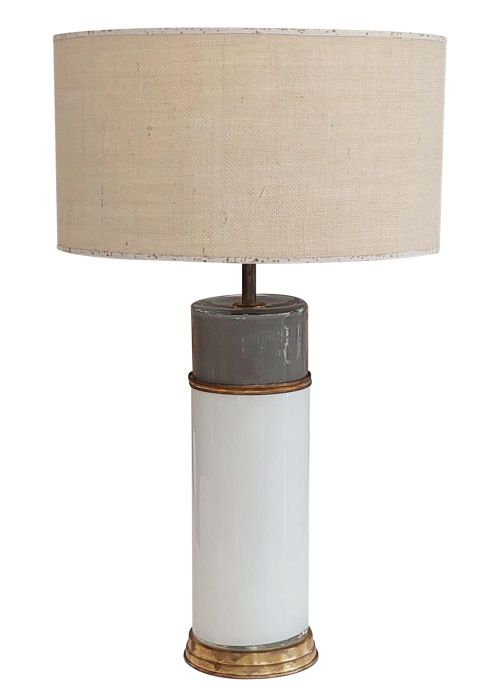Lampara Blanca dorada Blanco