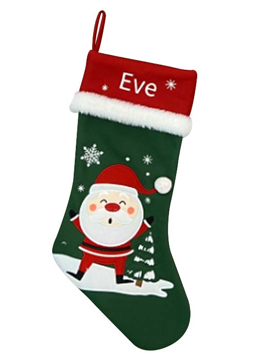 Bota Navideña Verde Verde