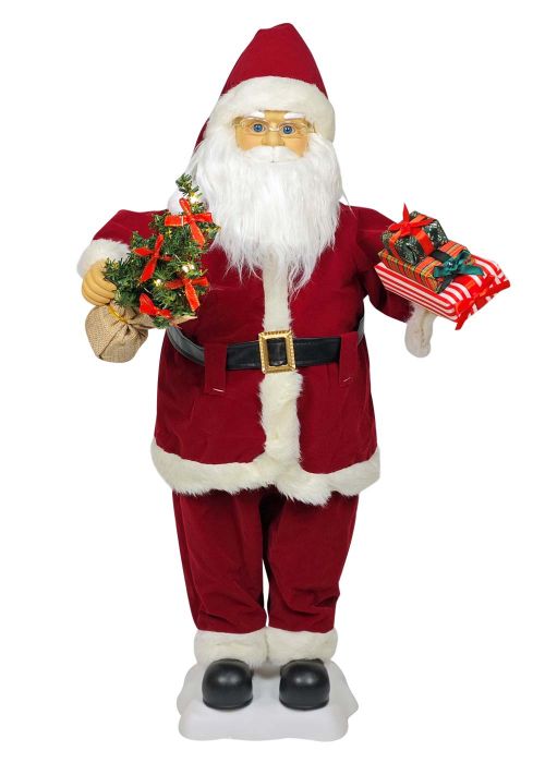 Papá Noel Regalo 73cm Rojo