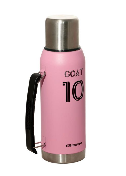 Termo Rosa 1Litro - Manija y Pico Cebador TL1-9R Rosa