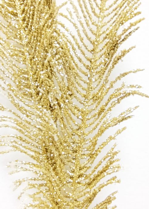 Pluma Navideña de Oro 68 Dorado