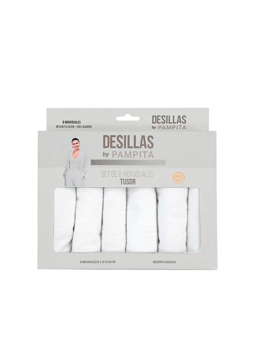 SERVILLETA TUSOR X6 UNID. 45X45CM Neutro