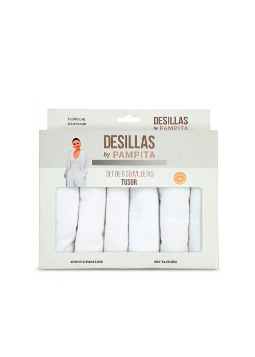 SERVILLETA TUSOR X6 UNID. 45X45CM