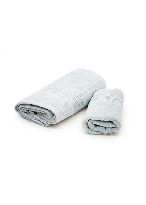 SET DE TOALLAS DISTINTA VELOURS Blanco