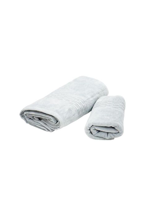 SET DE TOALLAS DISTINTA VELOURS Blanco