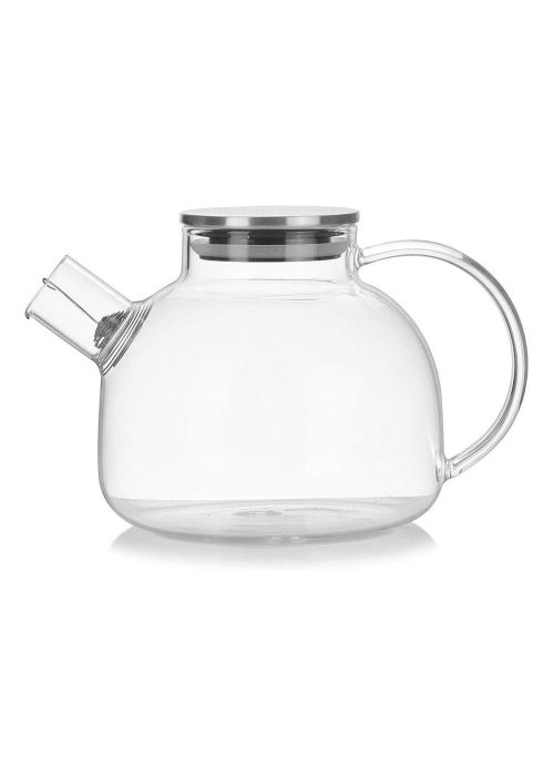 Tetera con Tapa de Acero Inoxidable 1200 ml Neutro