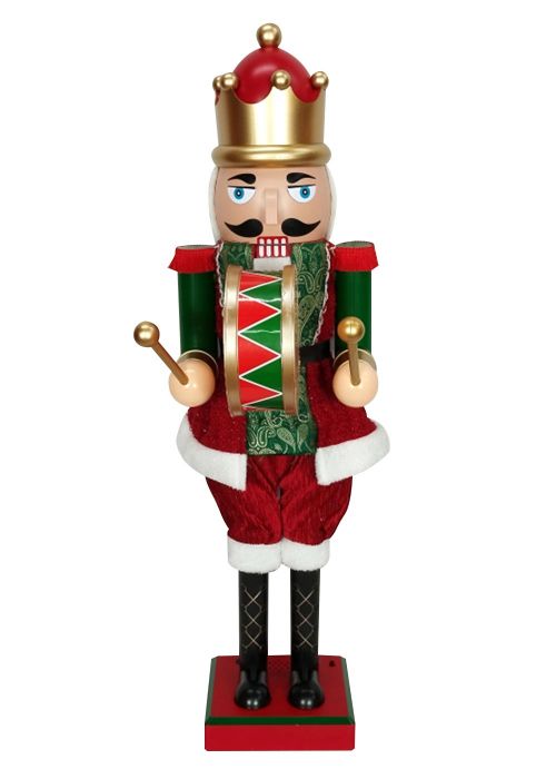 Cascanueces Real con Tambor Rojo