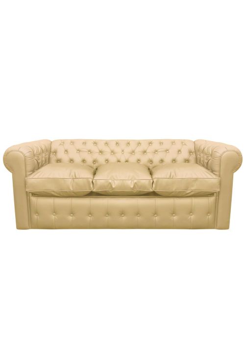 Sofá Cama Chesterfield Tapizado Arena