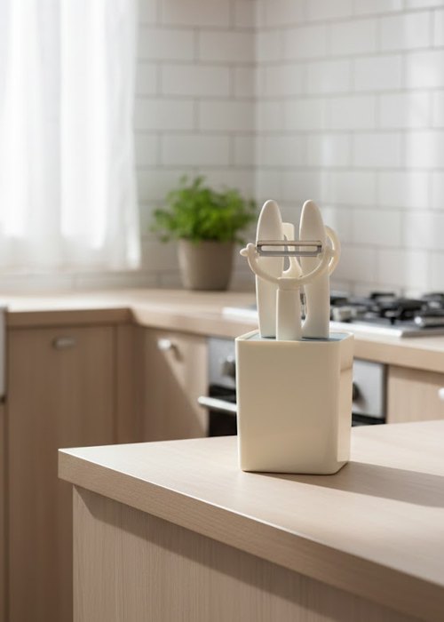 Set de 5 Utensilios de Cocina Neutro