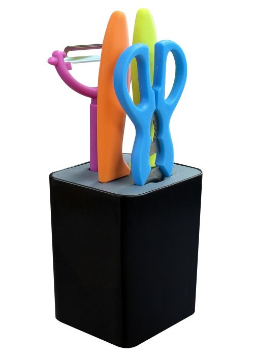 Set de 5 Utensilios de Cocina Negro