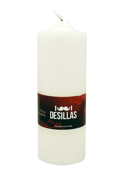 Vela Blanca con movimiento Blanco
