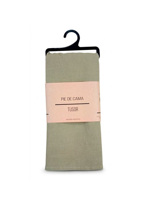 PIE DE CAMA TUSOR 0.80 X 1.50 MTS Verde Opaco