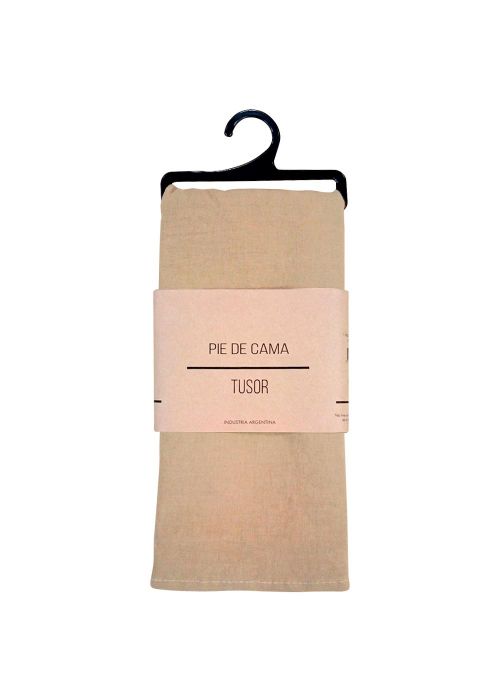 PIE DE CAMA TUSOR 0.80 X 1.50 MTS Beige