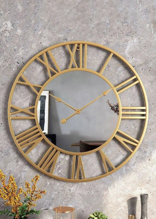 Reloj de pared calado estilo industrial Neutro