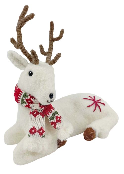 Rudolph Invernal Chic Recostado Blanco