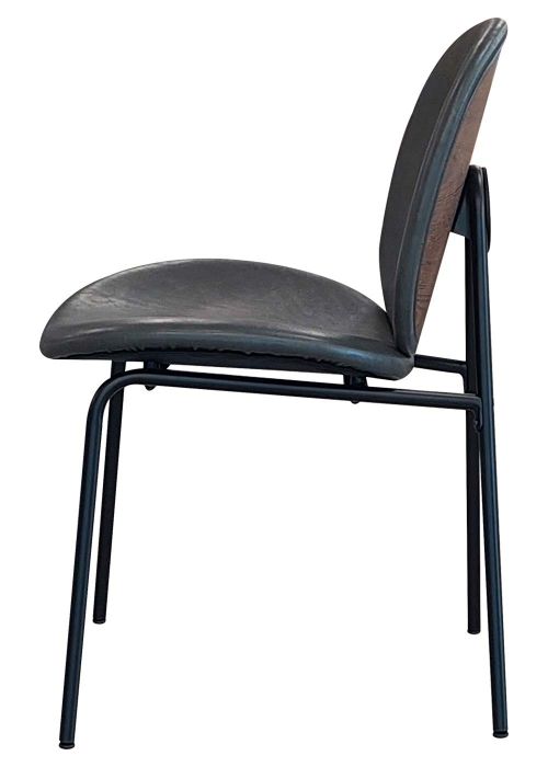 Silla Hari Gris Pu Madera
