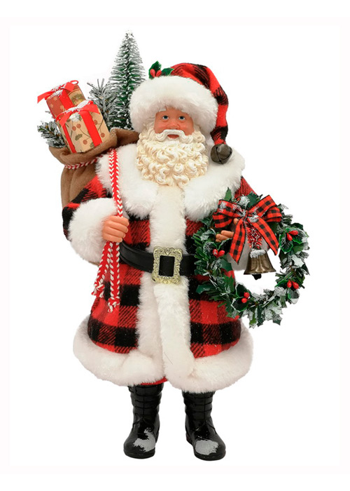Santa Bolsa de Regalos 25 cm Rojo