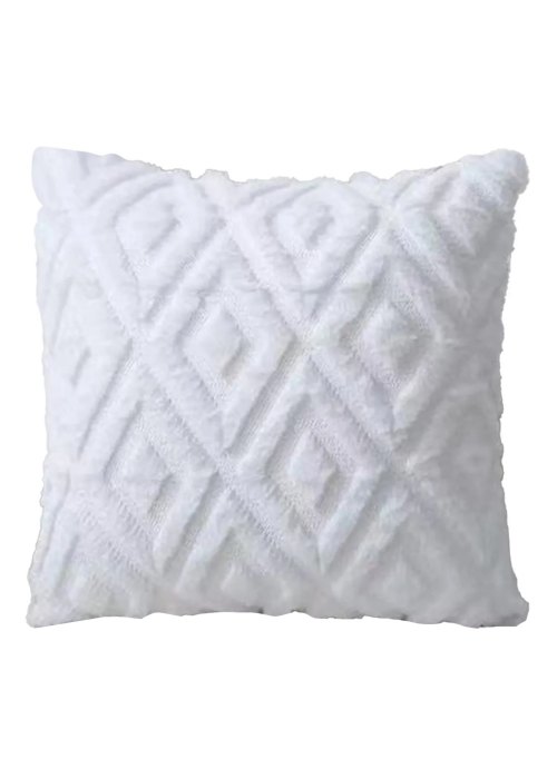 Almohadón Decorativo Nórdico Rombo II Blanco