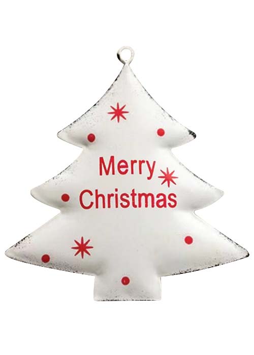 Arbol Merry Christmas Colgante Blanco