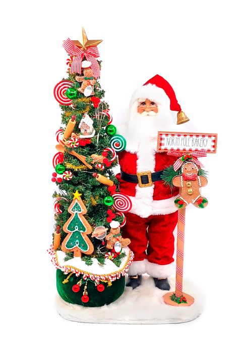 28 North pole bakery santa Rojo