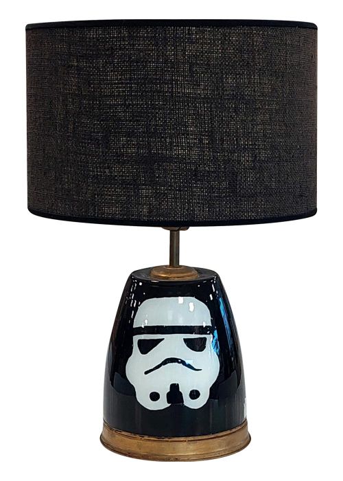 Lampara Star Wars Negro con Blanco