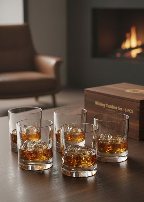 Set de 6 Vasos de Whisky 280 ml Neutro