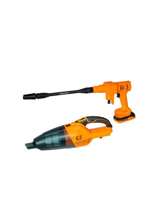 Kit hidrolavadora + aspiradora a batería KHAL-8BK Neutro