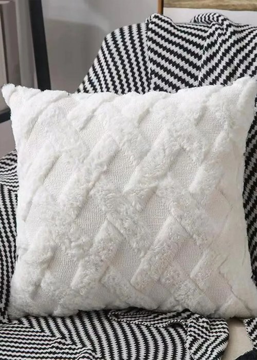 Almohadón Decorativo Nórdico Blanco