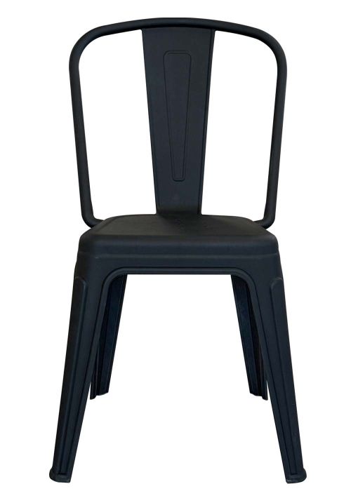 Silla Tolix Air x6 (Plástico Reforzado) Negro