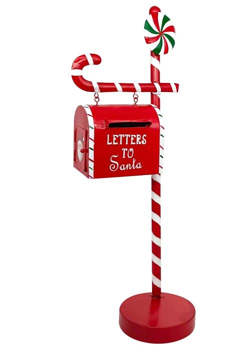 Buzón “Letters to Santa” con Luz Rojo