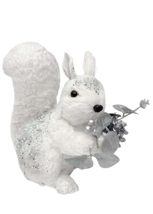 Ardilla Invernal Plateada Blanco