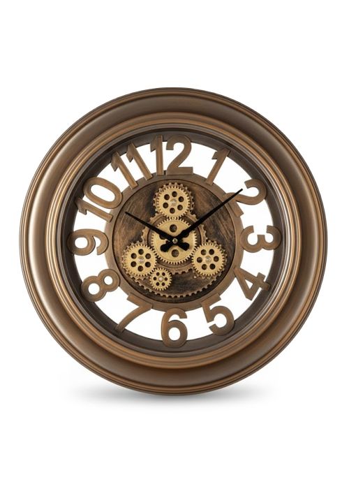 Reloj de Pared Engranajes Árabes Bronce