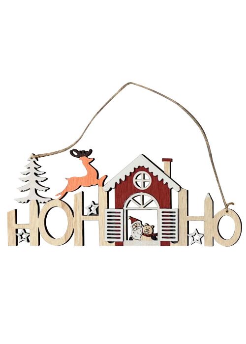 Cartel Colgante Madera 