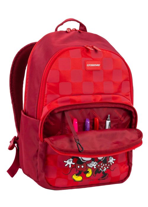 MOCHILA MICKEY MINNIE ROJA 77003R