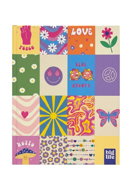 Cuaderno 19x23 Diseño 1 GROOVY Neutro