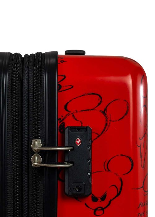 VALIJA MICKEY CLASSIC ROJA 70100 Grande
