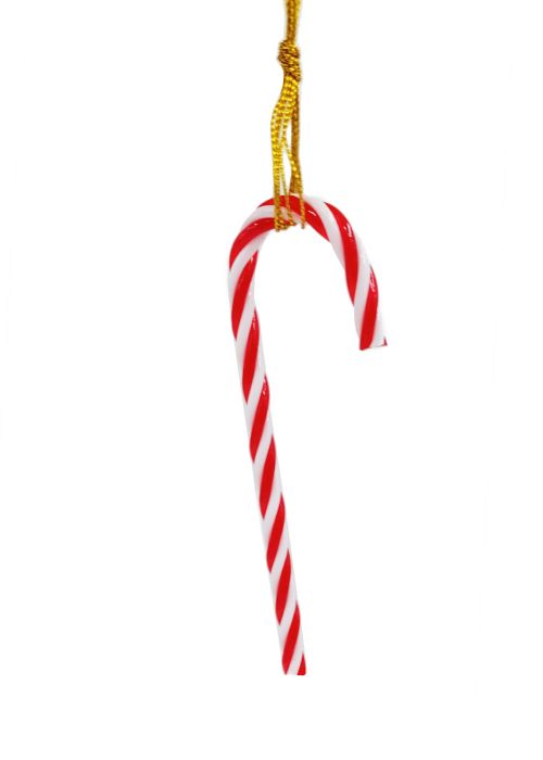 Bastones Rojo y Blanco x 4 15CM Rojo