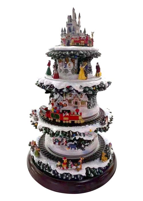 Adorno decorativo navideño con aldeas Multicolor