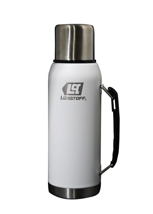 Termo Blanco 1Litro - Manija y Pico Cebador TL1-9B Blanco