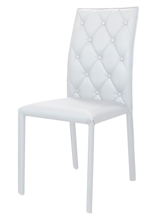 Lapislazuli Capitone Tapizado Blanco