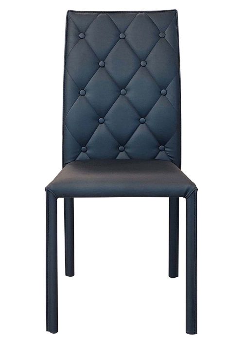 Lapislazuli Capitone Tapizado Negro