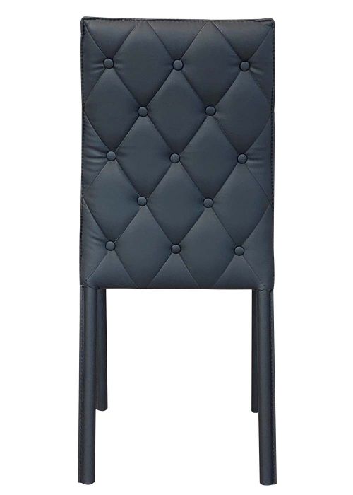 Lapislazuli Capitone Tapizado Negro