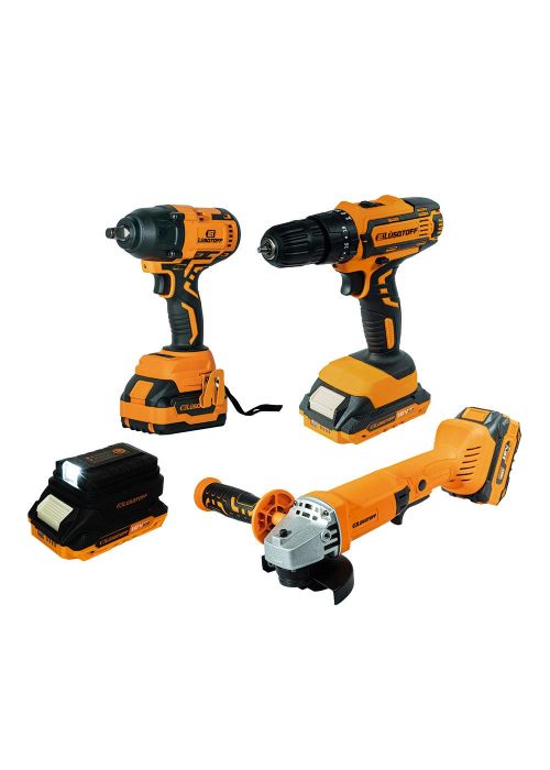 Pack racing - Amoladora, taladro, llave de impacto Neutro