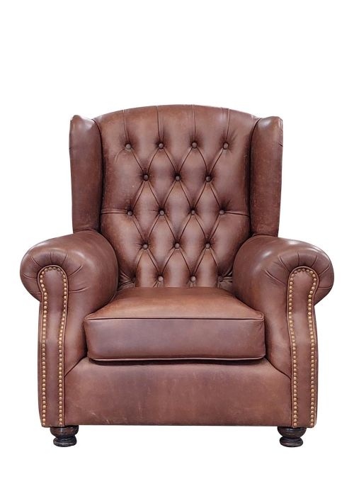 Sillon de Cuero Coventry 1 Cuerpo