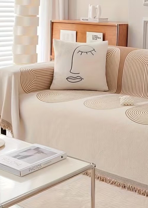 Manta de Sofá Nórdica 180 cm Neutro